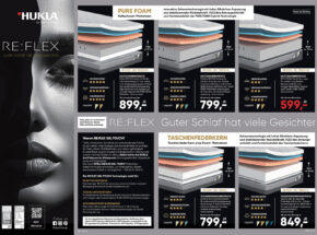 Uebersicht Von Hukla Reflex Gel Touch Matratzen Kollektion