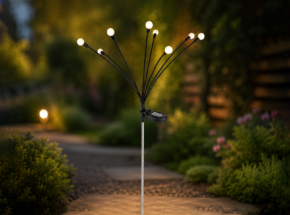 Led Solar Leuchten Mit Akku Baumform Mit 8 Kugelleuchten Fuer Garten 40720373 Bg1