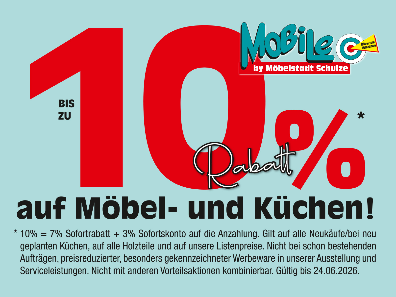 Mobile Bis Zu 10 Prozent Rabatt Auf Moebel Und Kuechen Bis 24 Juni 2026 Button