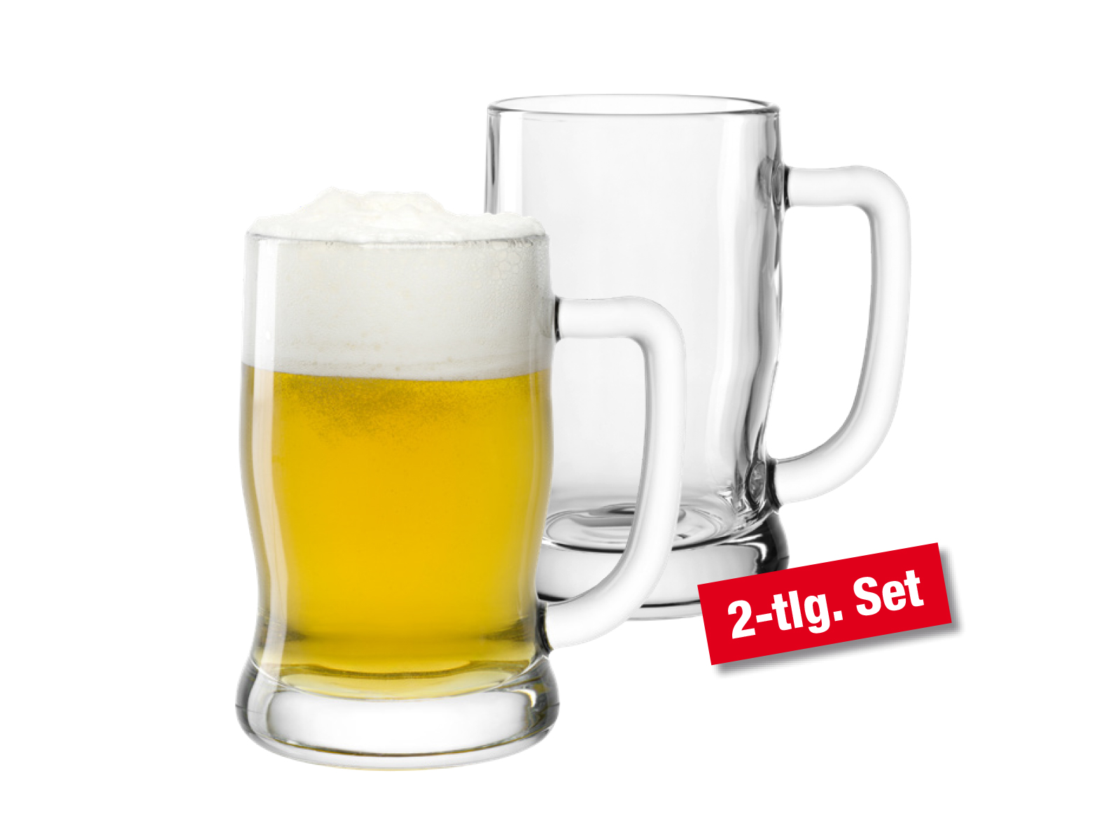 Leonardo Glaskoch Bierseidel 05 Liter 2er Set 07042185 04