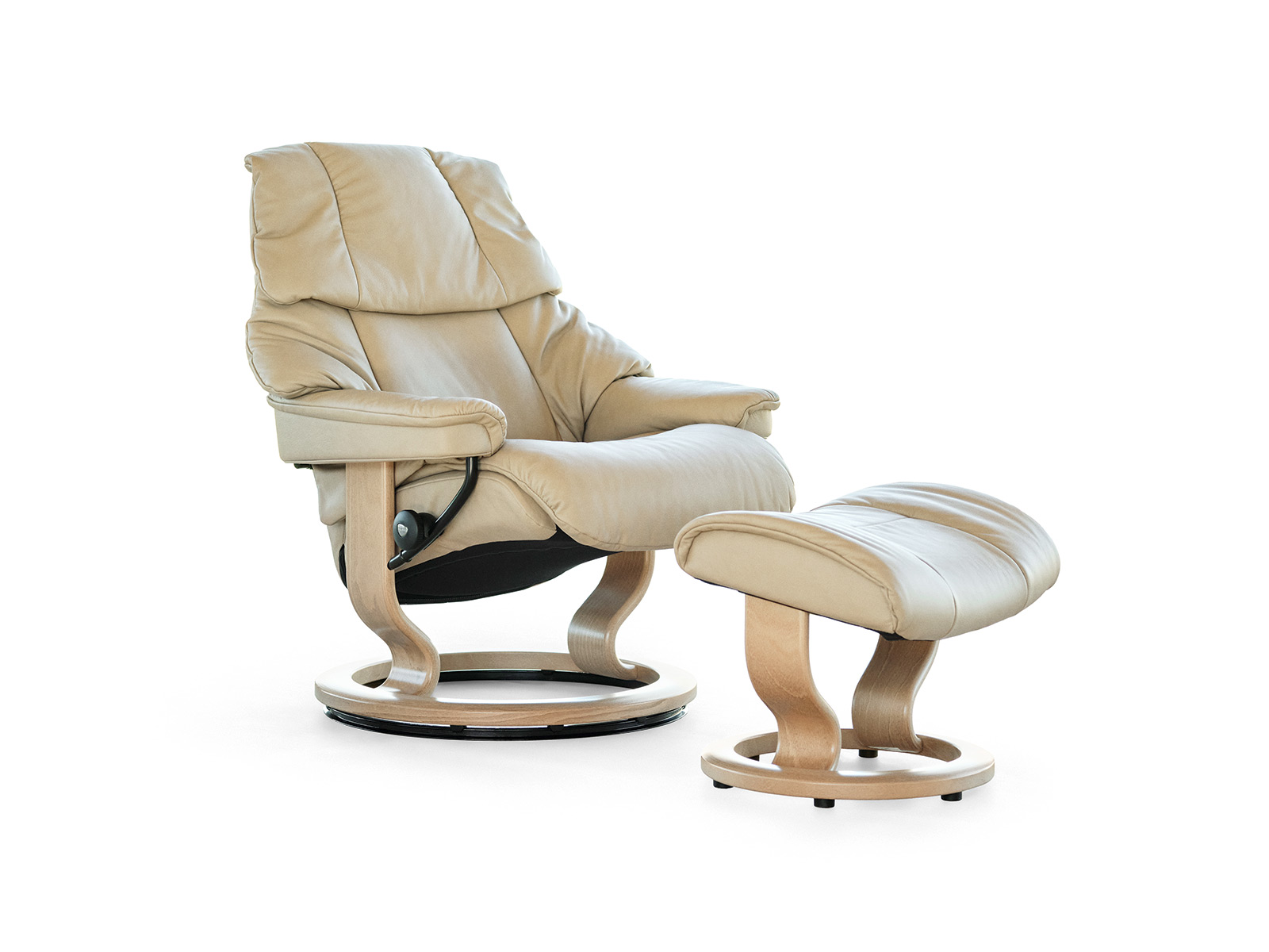 Stressless Sessel Reno Mit Classic Gestell Mit Echt Leder Bezug Farbe Cream 1315