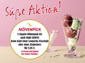 Suesse Aktion Moevenpick Eis Gratis Nach Beim Kauf Einer Leonardo Eisschale