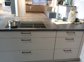 Kochinsel Innenseite Der Nobilia U Kueche Laminat Steingrau Ka181 02715317 08