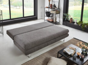 Liegeflaeche Zirka 140x188cm Von Funktionssofa Schlafsofa Bezug Grau 12980330